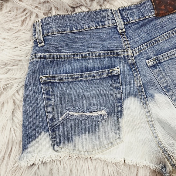 DKNY Cut Off Denim Shorts - Picture 5 of 5